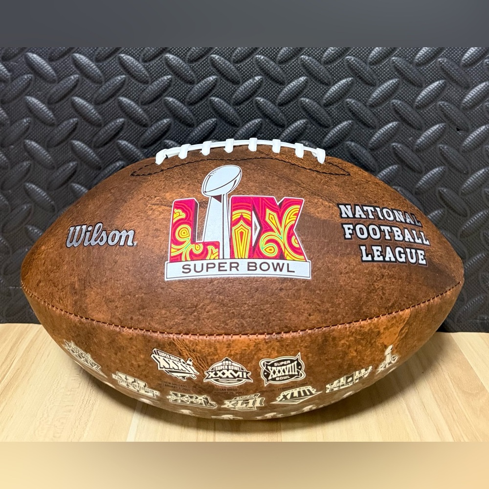 Wilson NFL Super Bowl LIX 59 Bronze Series Official Size Commemorative‎ Football
